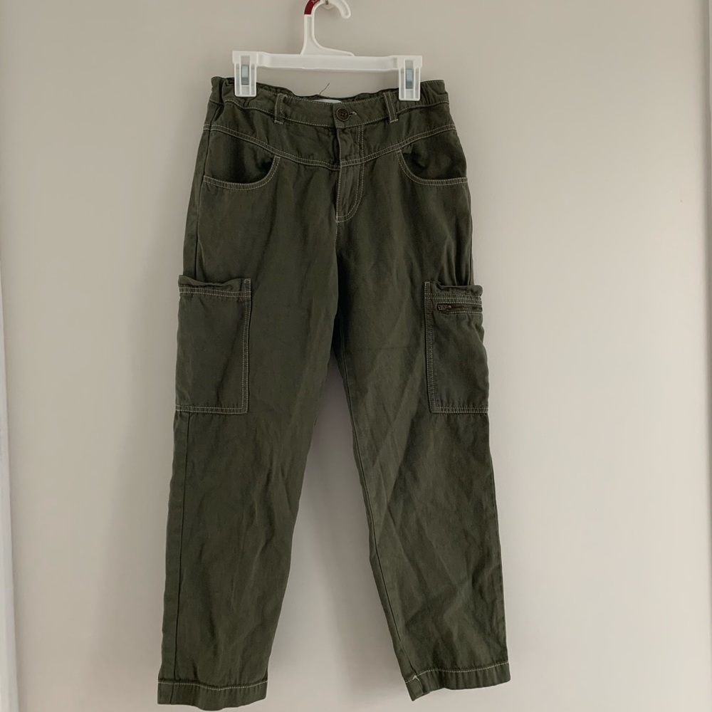 Zara green cargo pants
